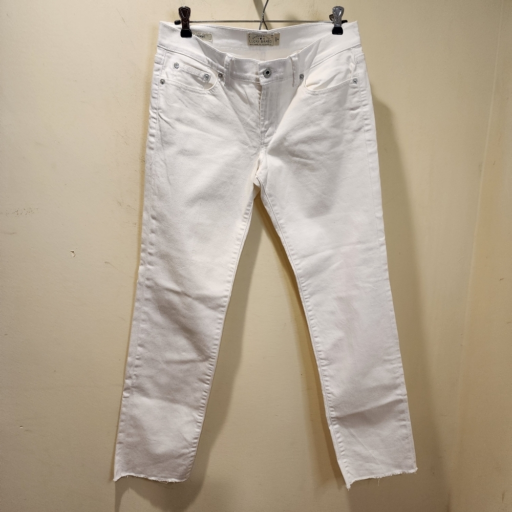 LUCKY BRAND Women'd White Denim Jeans Size 4(27)